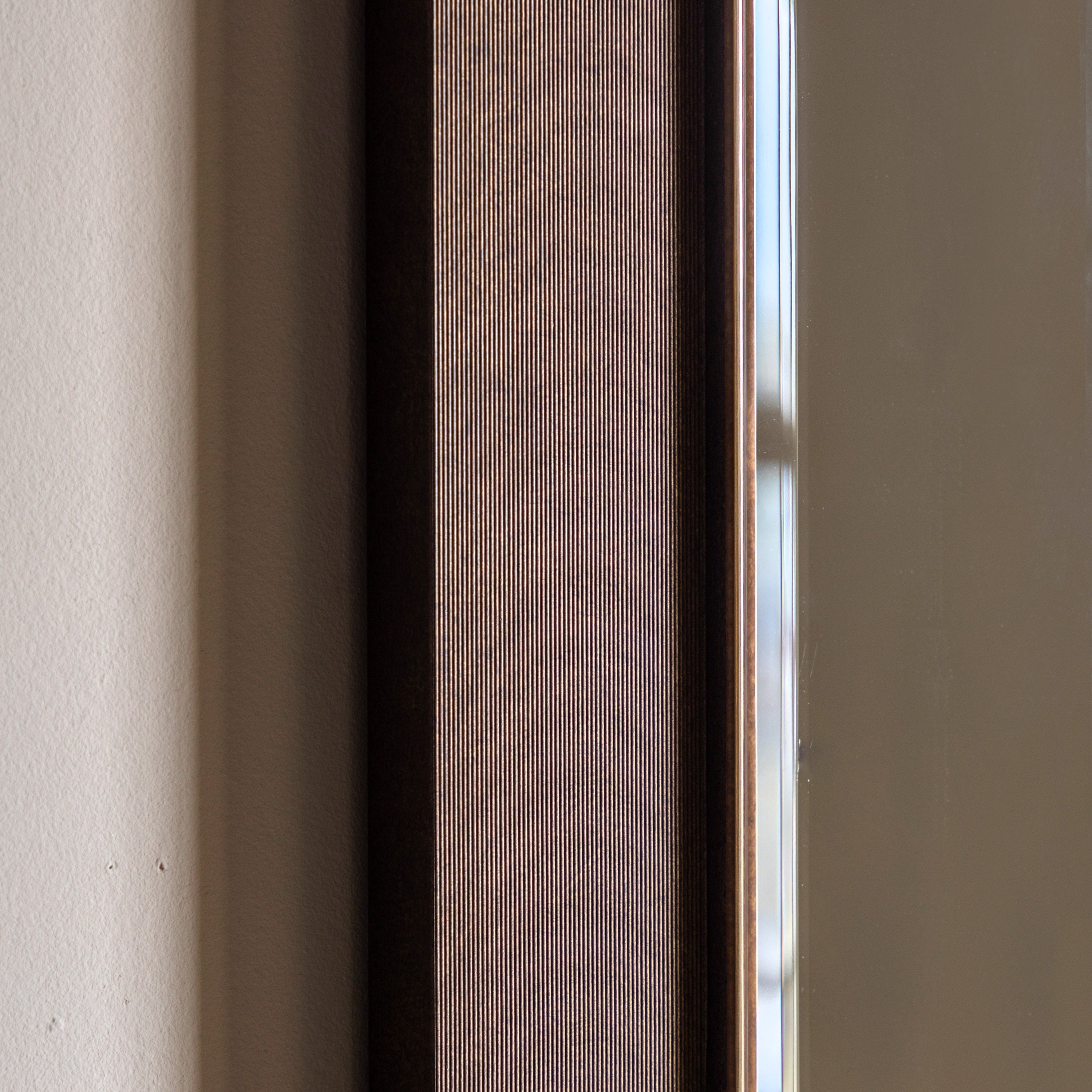 Chelsea Rustic Bronze Square Wall Mirror